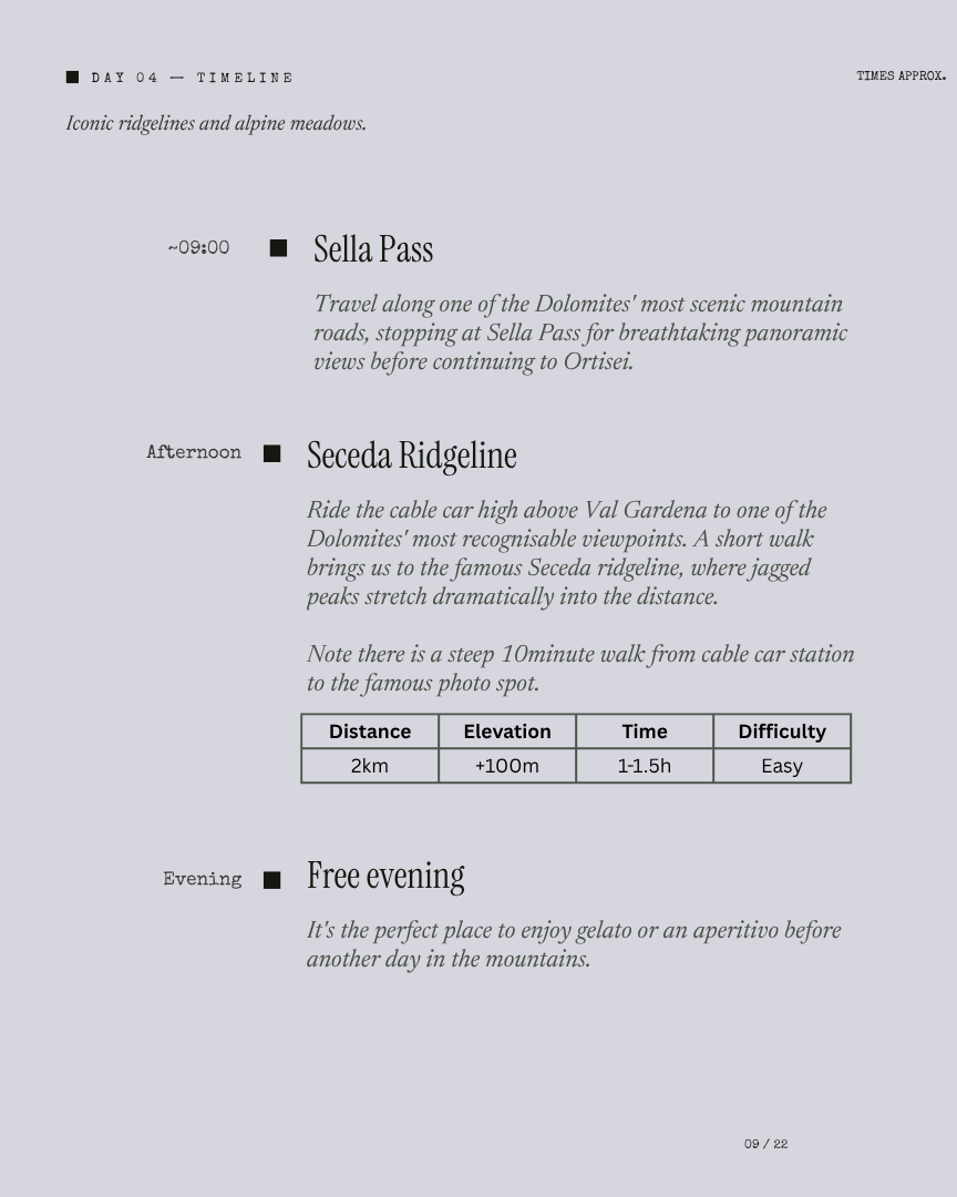 Dolomites Unseen: Hike the Italian Alps itinerary page 8