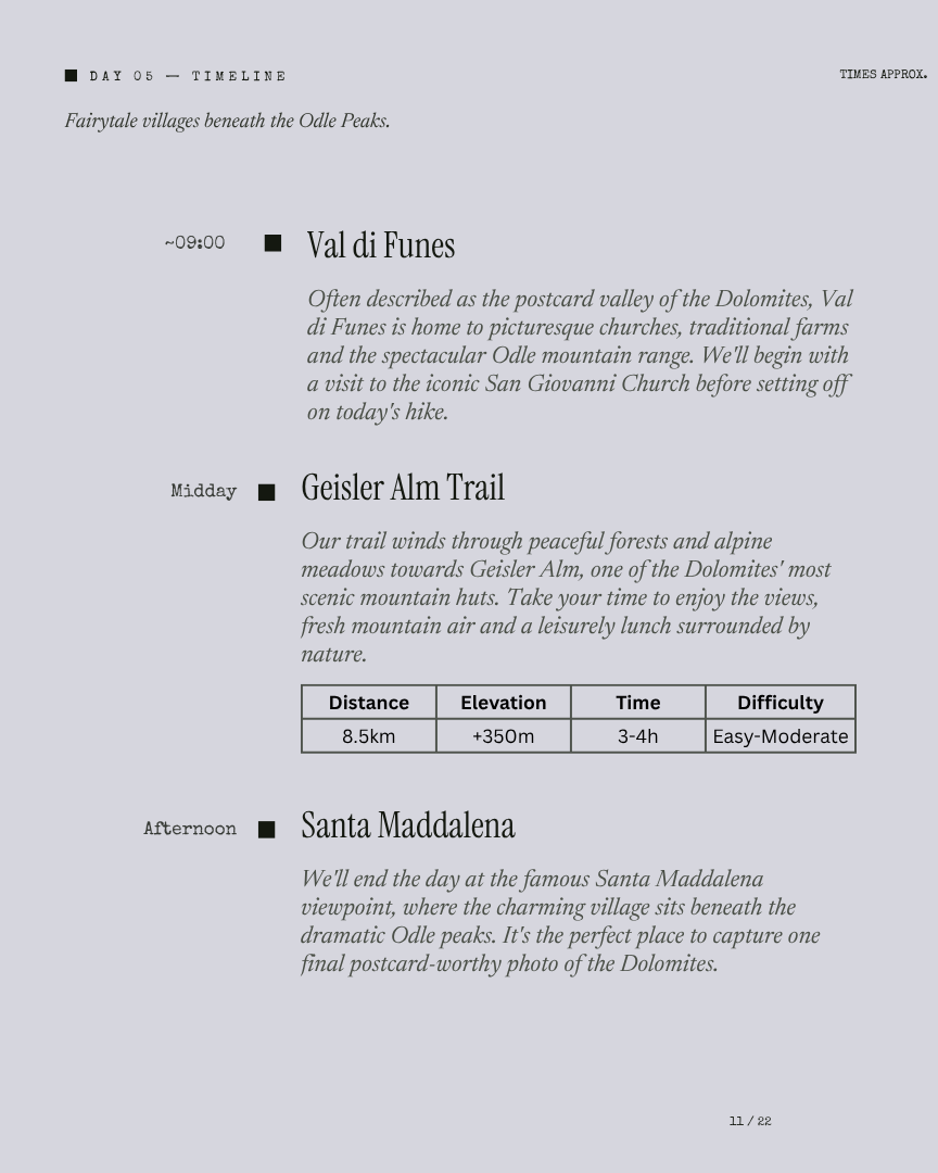 Dolomites Unseen: Hike the Italian Alps itinerary page 10