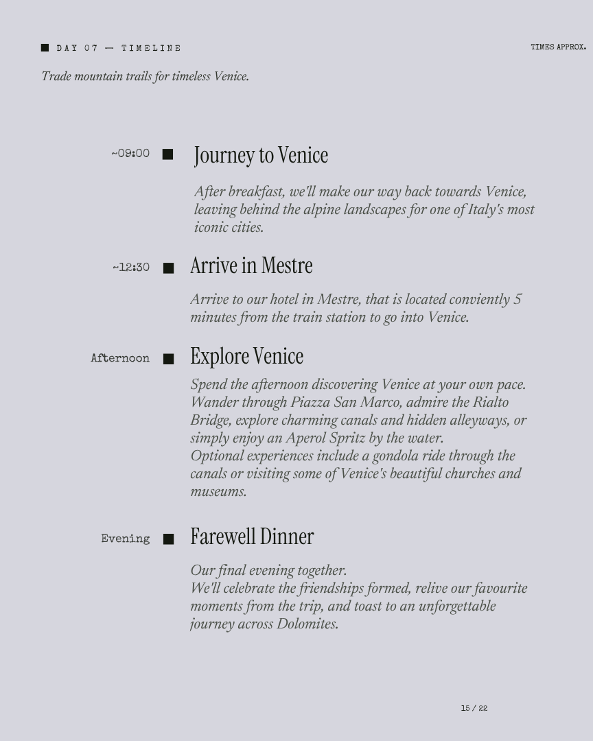 Dolomites Unseen: Hike the Italian Alps itinerary page 14