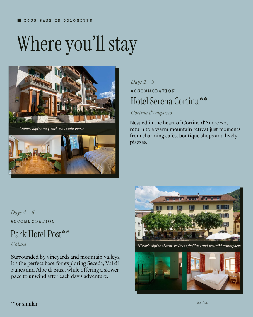 Dolomites Unseen: Hike the Italian Alps itinerary page 19