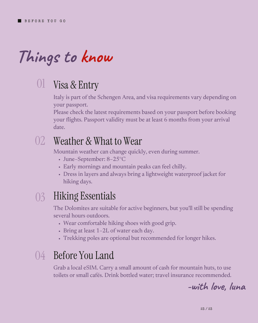 Dolomites Unseen: Hike the Italian Alps itinerary page 21