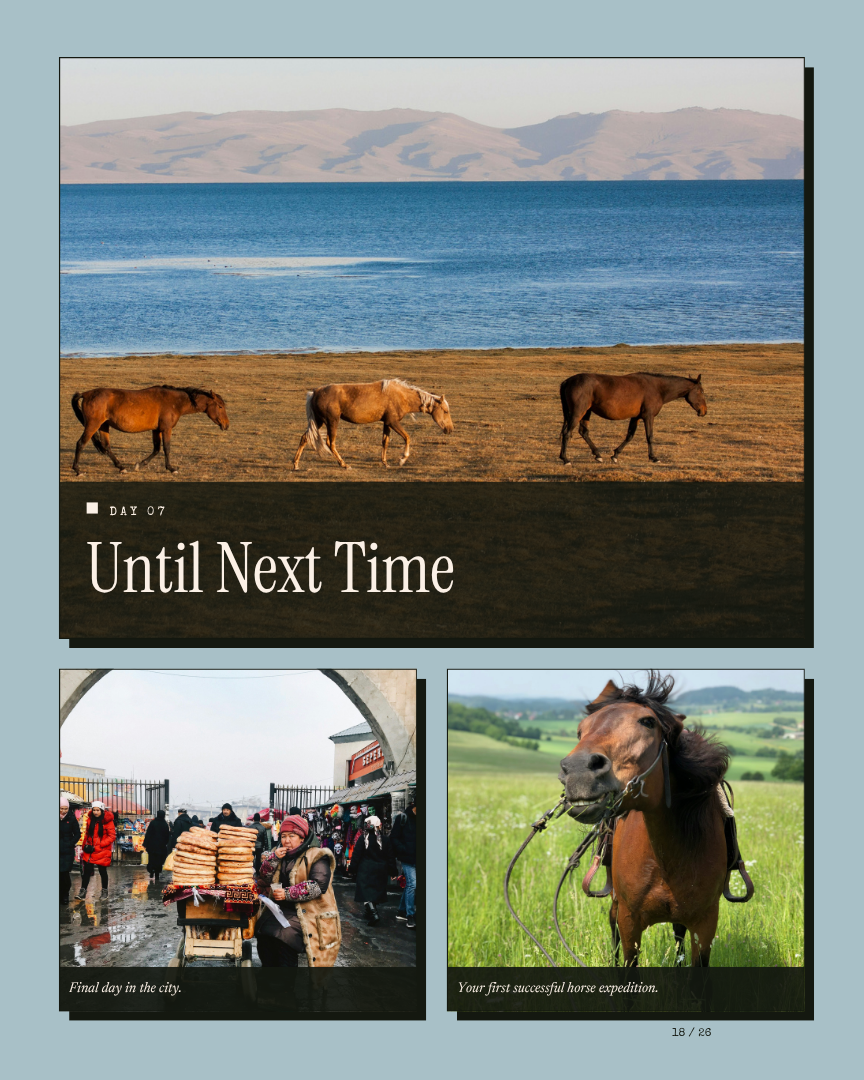 Kyrgyzstan Unlock: Horse Trek itinerary page 17