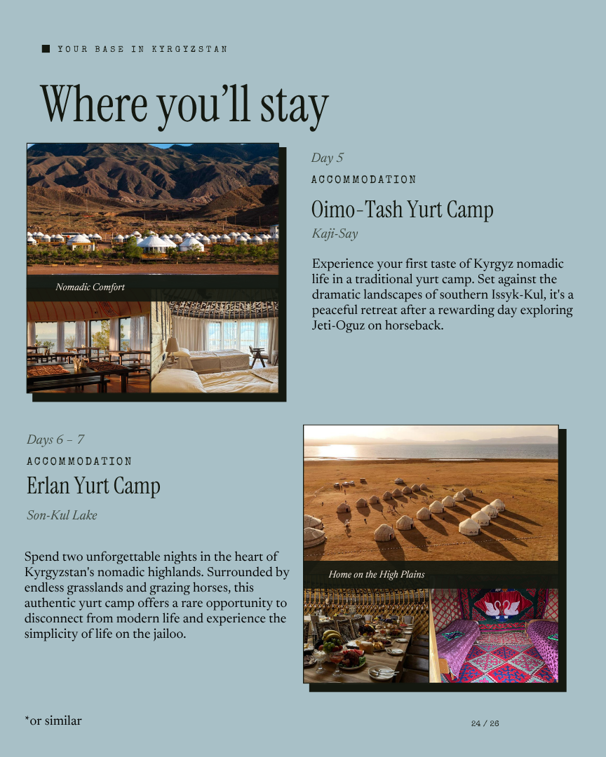 Kyrgyzstan Unlock: Horse Trek itinerary page 23