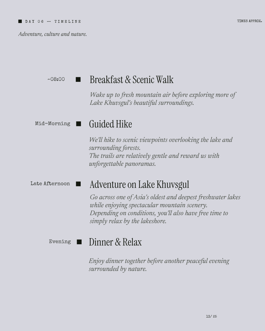 Mongolia Unseen: Winter Wonderland itinerary page 12