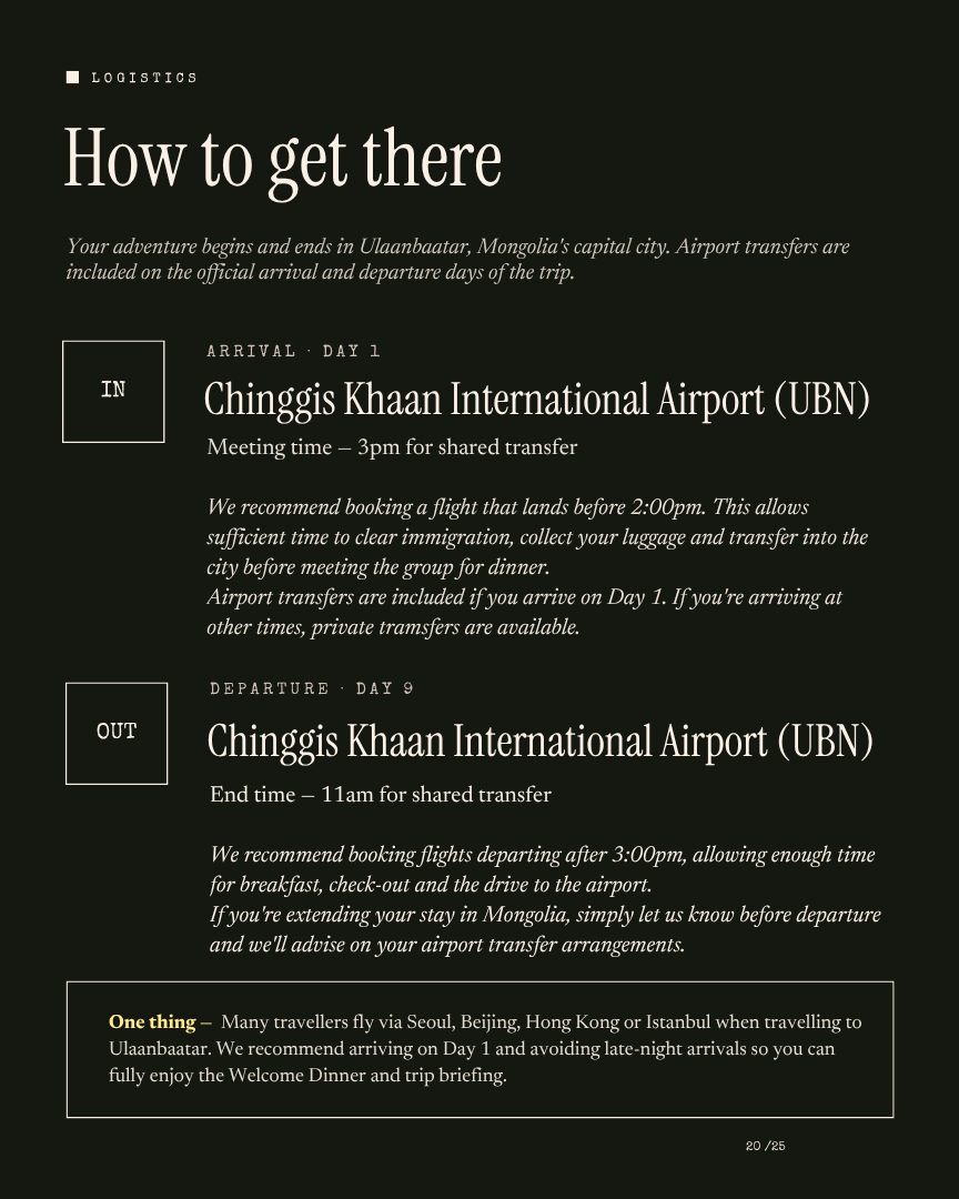 Mongolia Unseen: Winter Wonderland itinerary page 19
