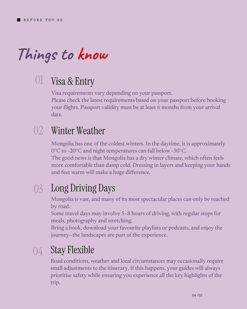 Mongolia Unseen: Winter Wonderland itinerary page 23