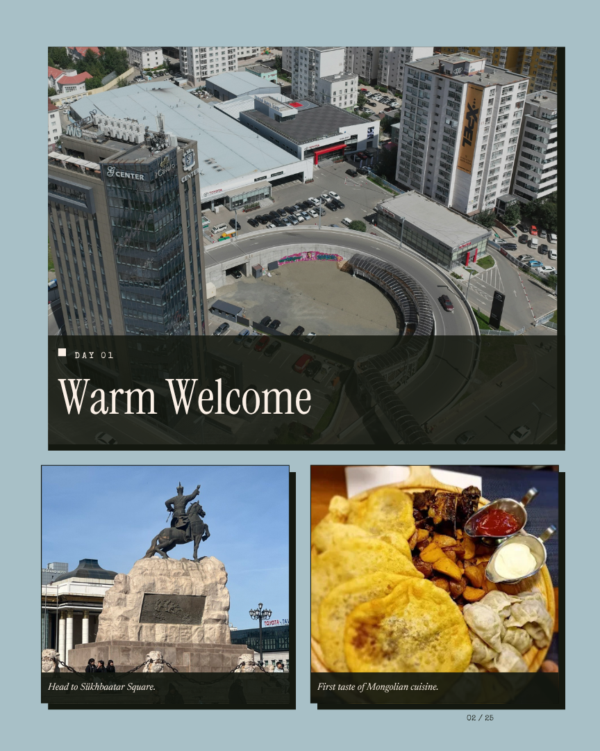 Mongolia Unseen: Winter Wonderland itinerary page 1