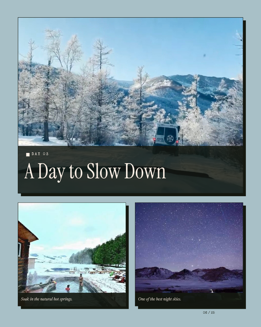 Mongolia Unseen: Winter Wonderland itinerary page 5