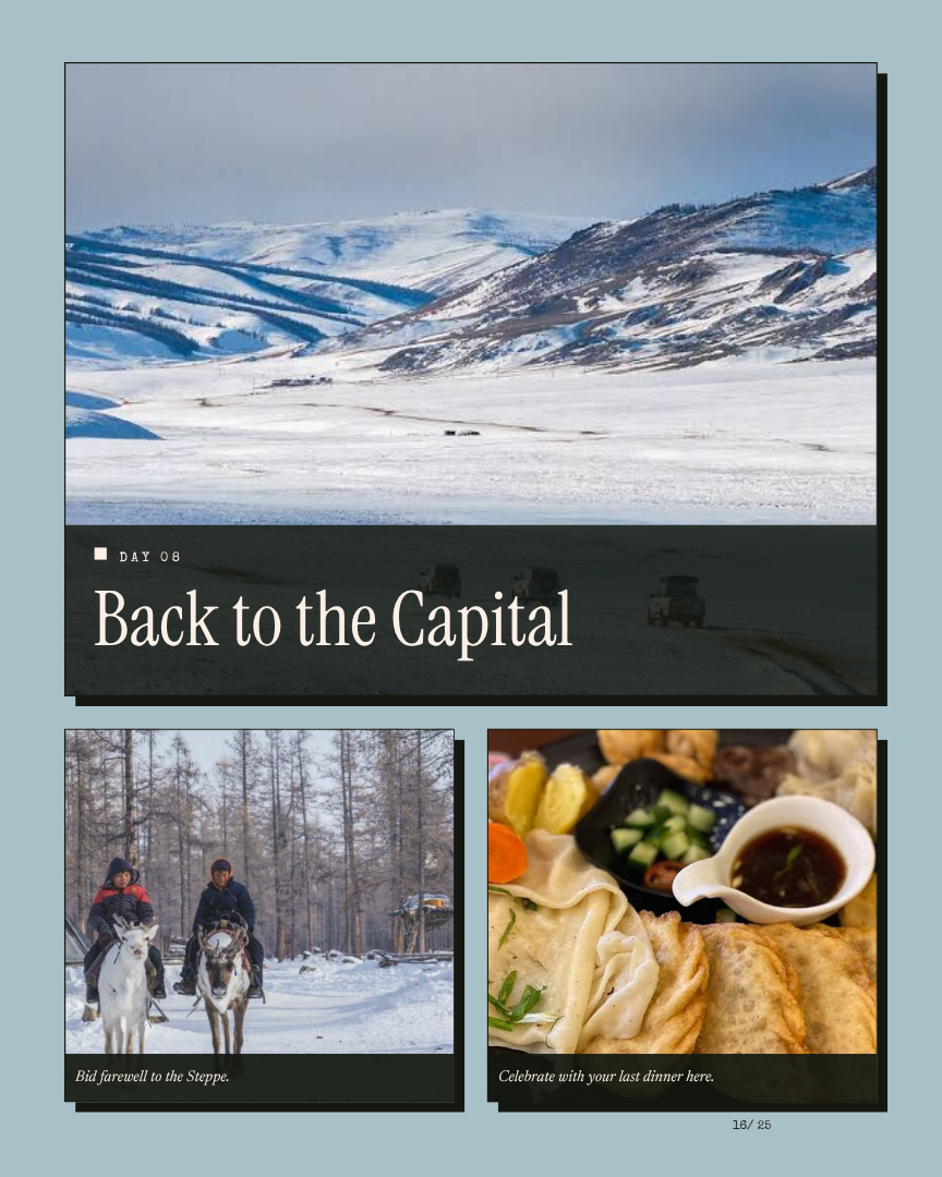 Mongolia Unseen: Winter Wonderland itinerary page 15