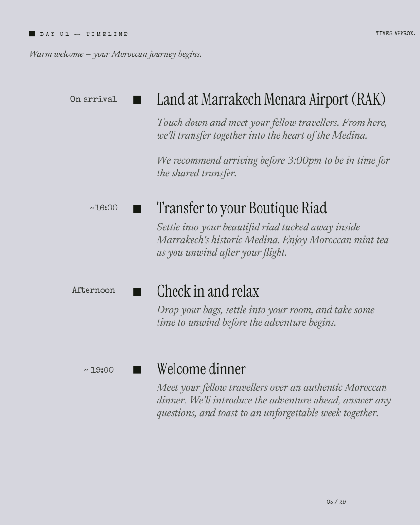 Morocco Unseen: Sahara Desert & Atlantic Coast itinerary page 2