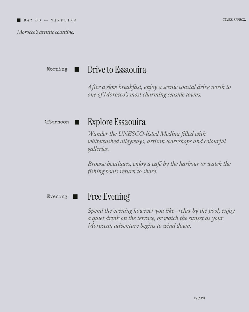Morocco Unseen: Sahara Desert & Atlantic Coast itinerary page 16