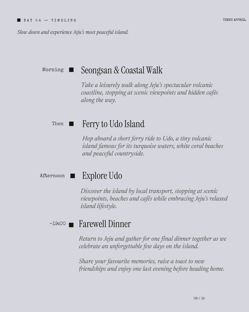 Jeju Unwind: Cafés, Coastlines & Calm itinerary page 8
