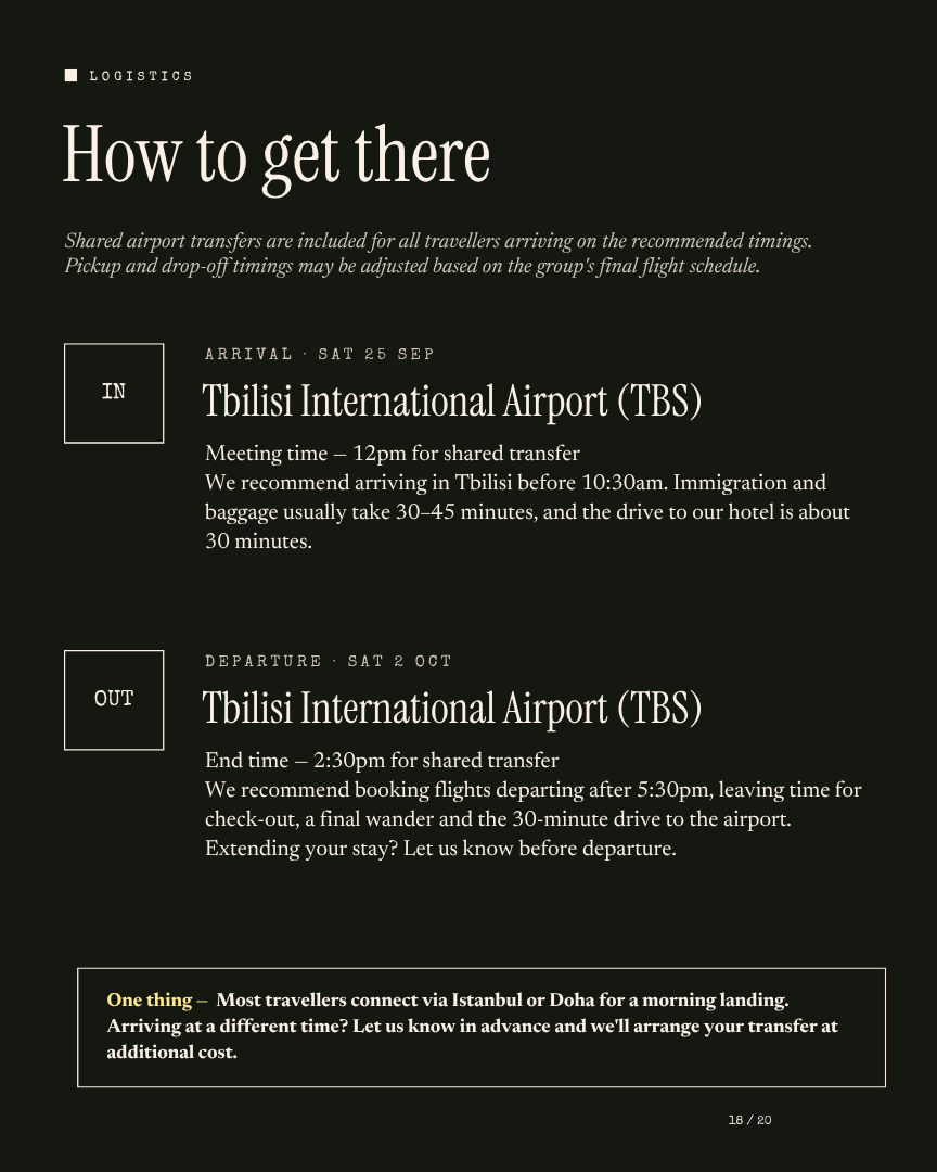 Georgia Unseen: Wine Harvest and Caucasus Mountains itinerary page 17