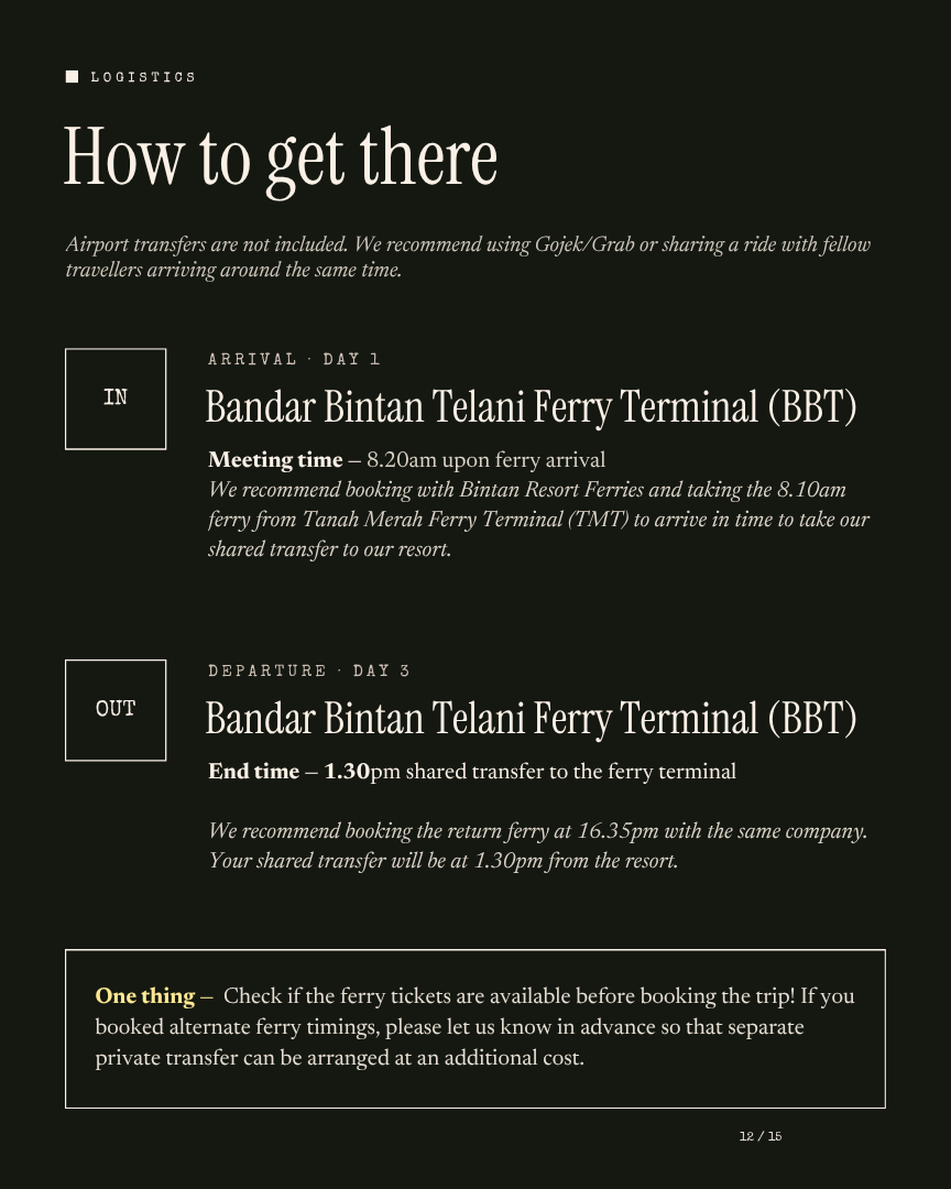 Kitesurf Unlocked: Bintan Getaway itinerary page 7