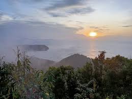 Sunrise at the summit.