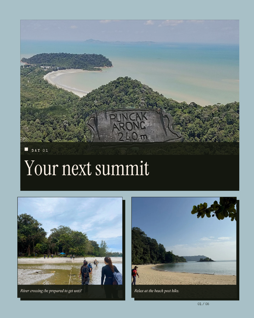 Gunung Arong Unlock: Coastal Sunrise and Beach Walk itinerary page 1