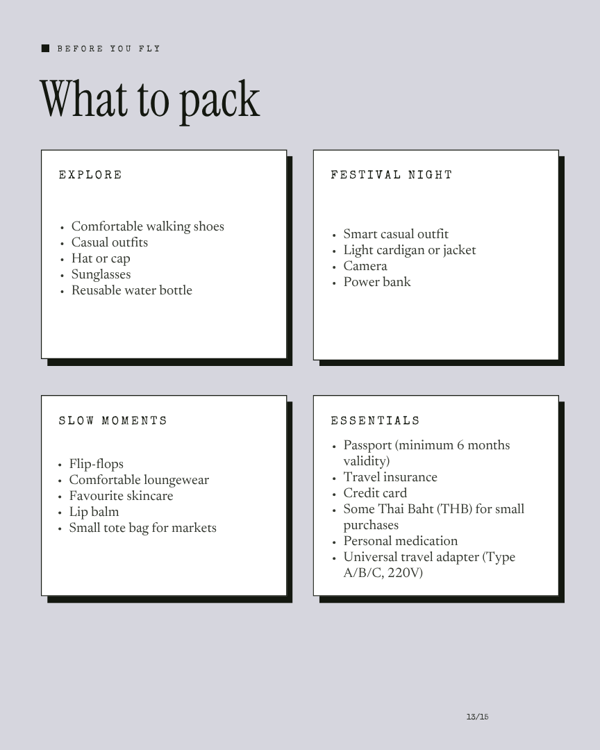 Chiangmai Unseen: Lantern Festival Edition itinerary page 12