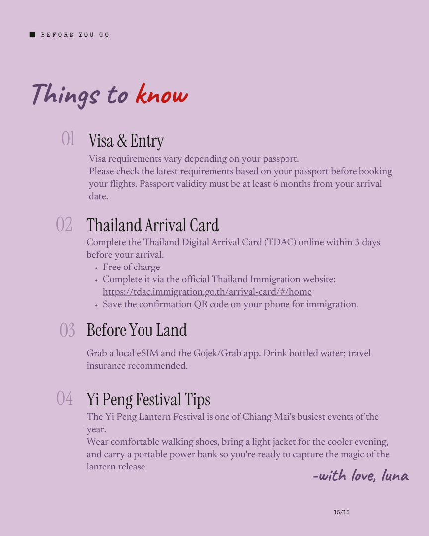 Chiangmai Unseen: Lantern Festival Edition itinerary page 14
