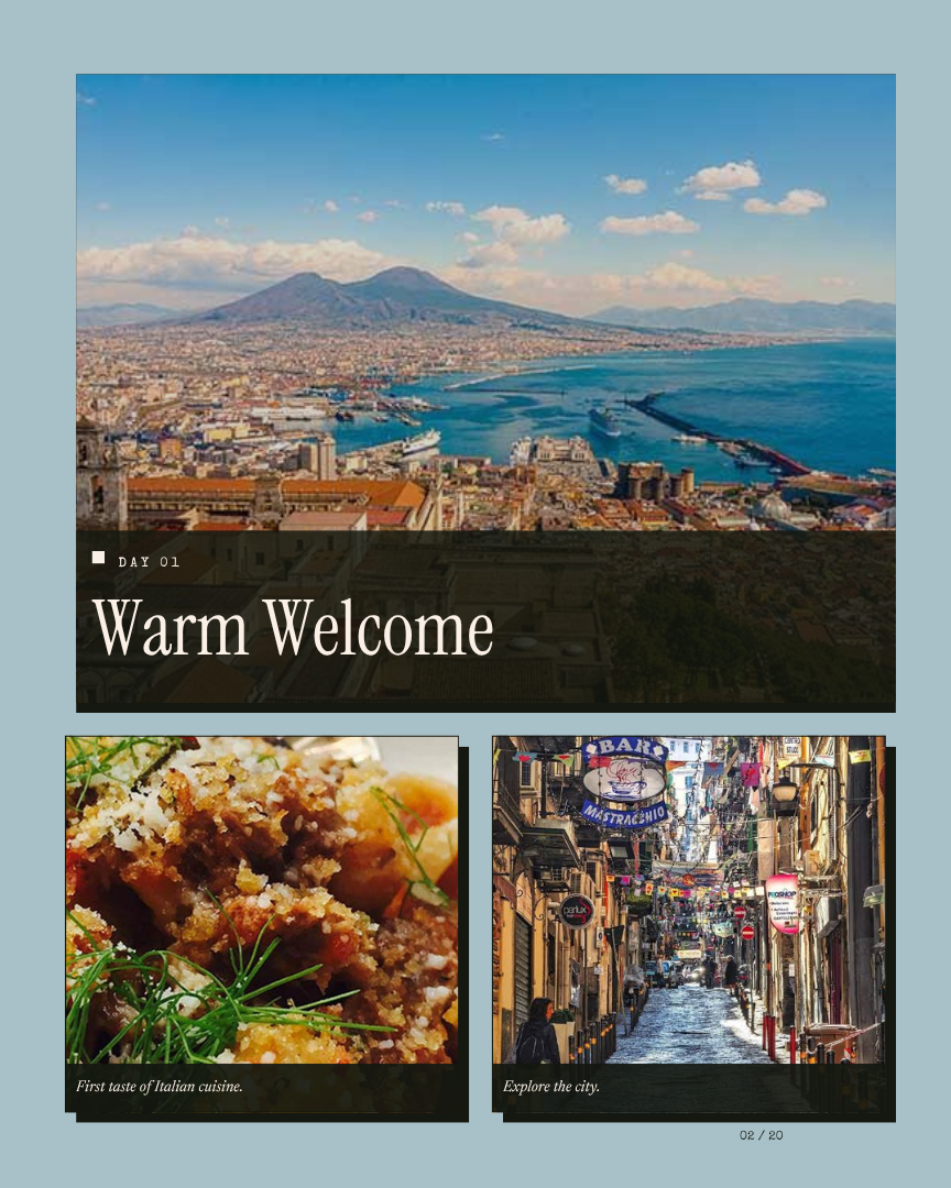 Italy Unseen: Amalfi Coast, Cuisine & Culture itinerary page 1