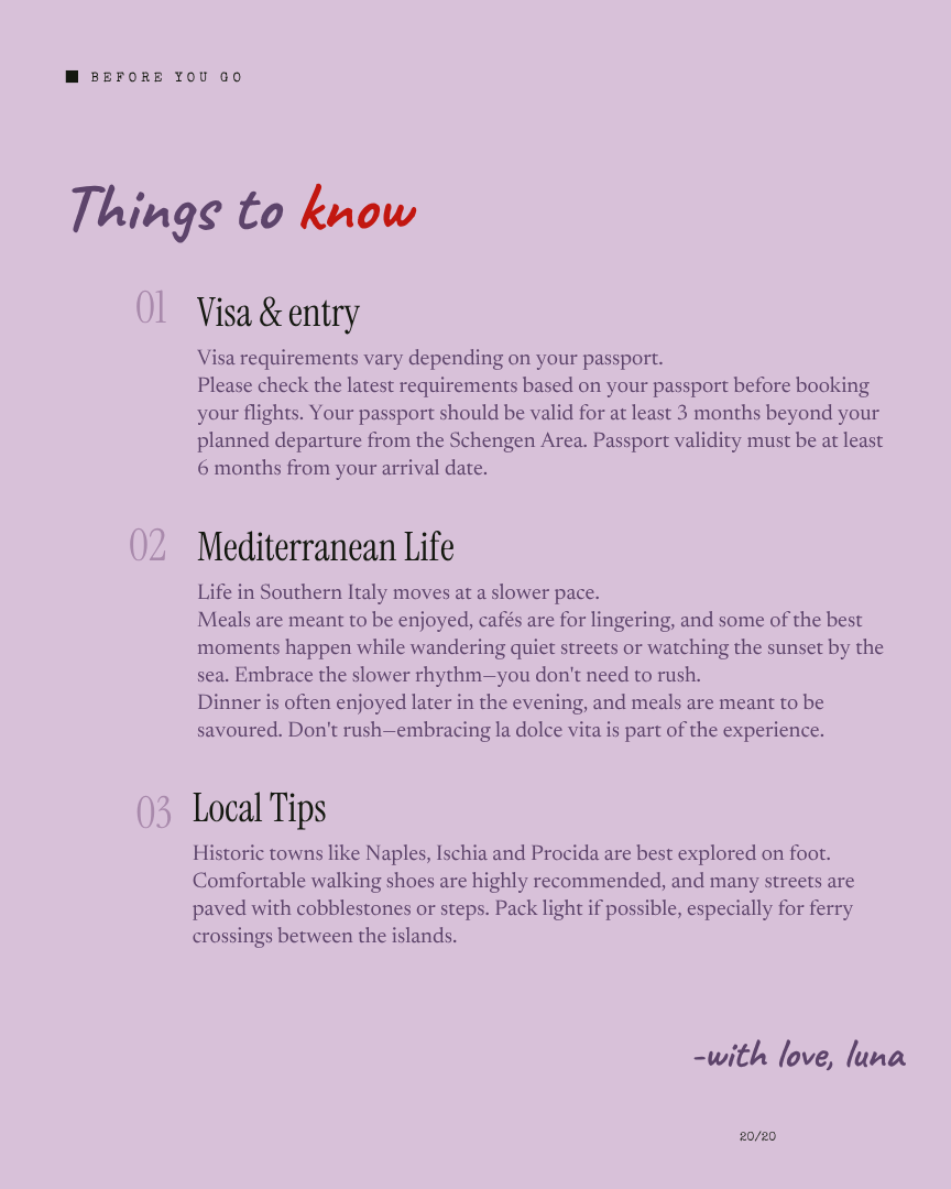Italy Unseen: Amalfi Coast, Cuisine & Culture itinerary page 19