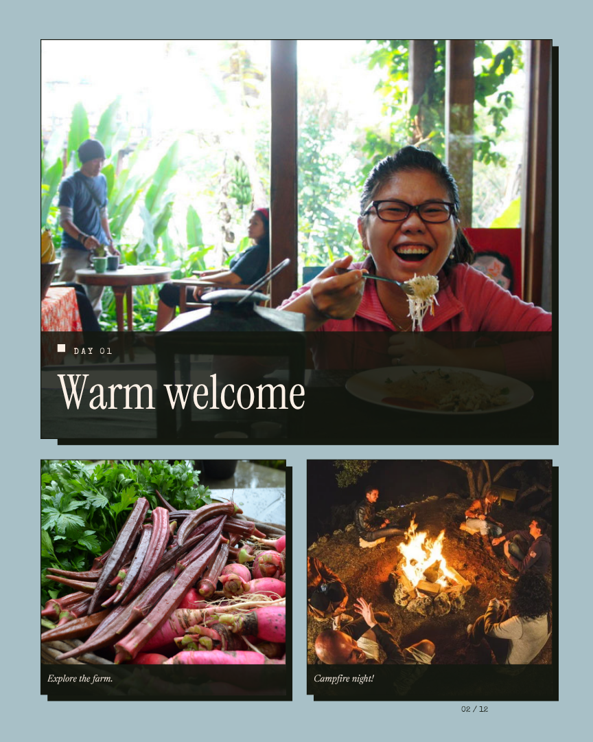 Farmcation Unwind: A Getaway from Jakarta itinerary page 1