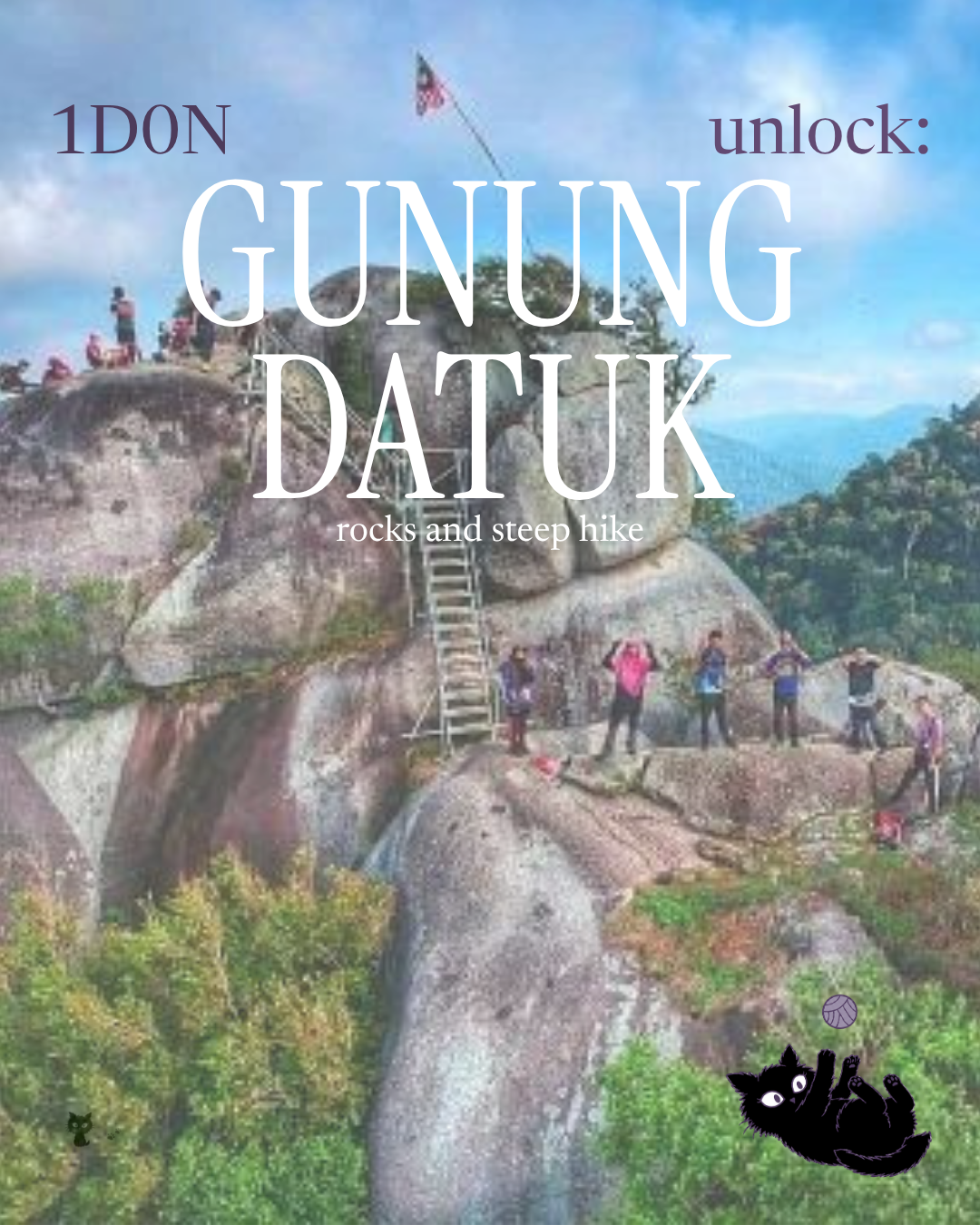 Gunung Datuk Unlock: Rocks and Steep Hike