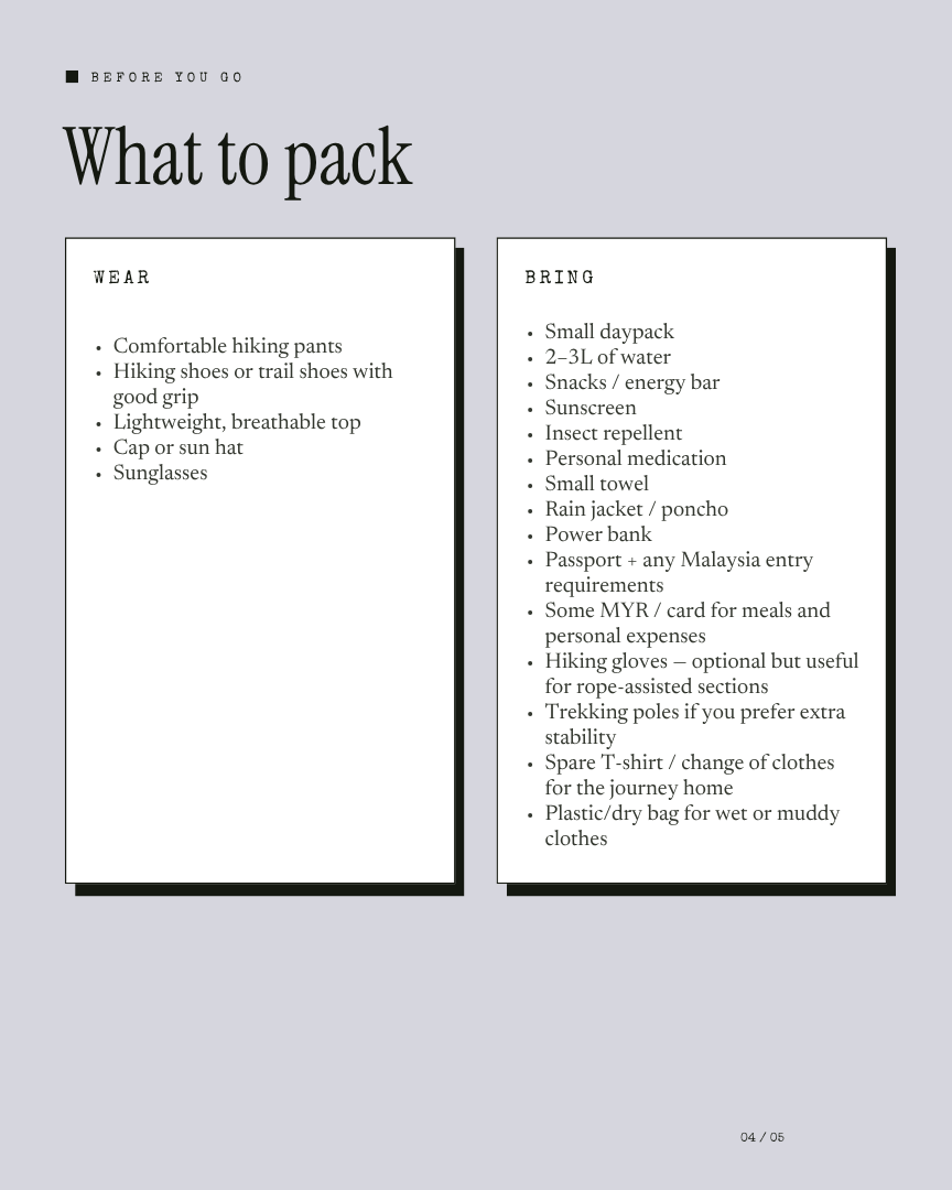 Gunung Datuk Unlock: Rocks and Steep Hike itinerary page 4