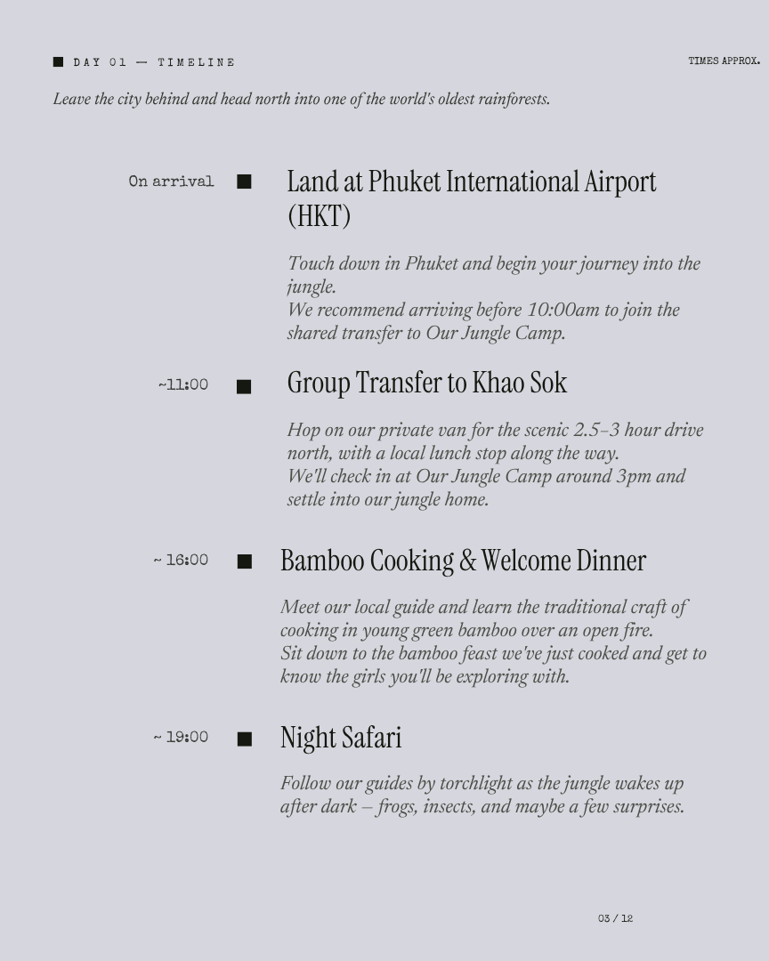 Thailand's Amazon Unwind: Rainforest, Lake & Mangroves itinerary page 4
