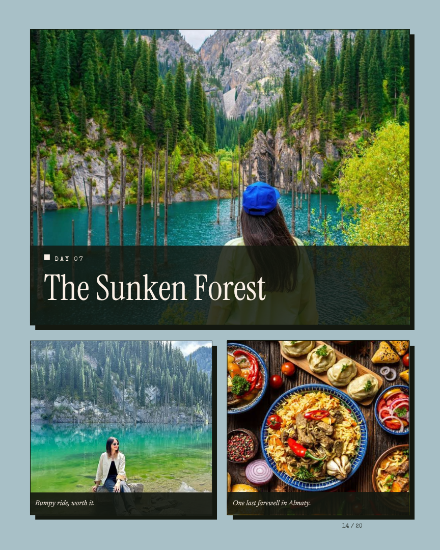 Kazakhstan Unseen: Canyons, Steppe & Alpine Lakes itinerary page 13