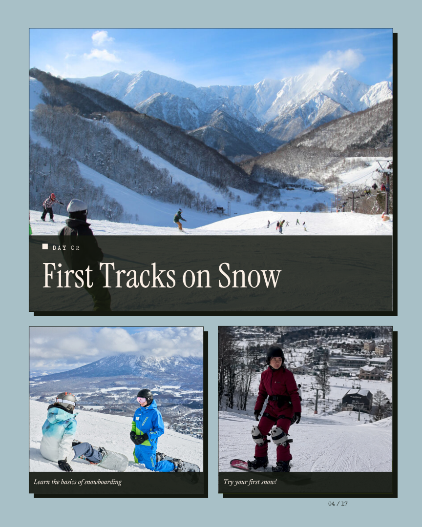Hakuba Unlock: Beginner Snowboard itinerary page 3
