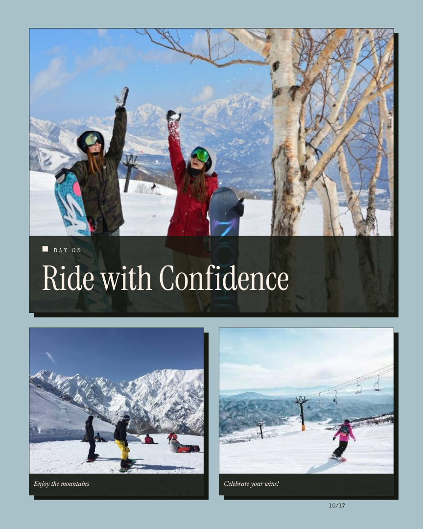 Hakuba Unlock: Beginner Snowboard itinerary page 9
