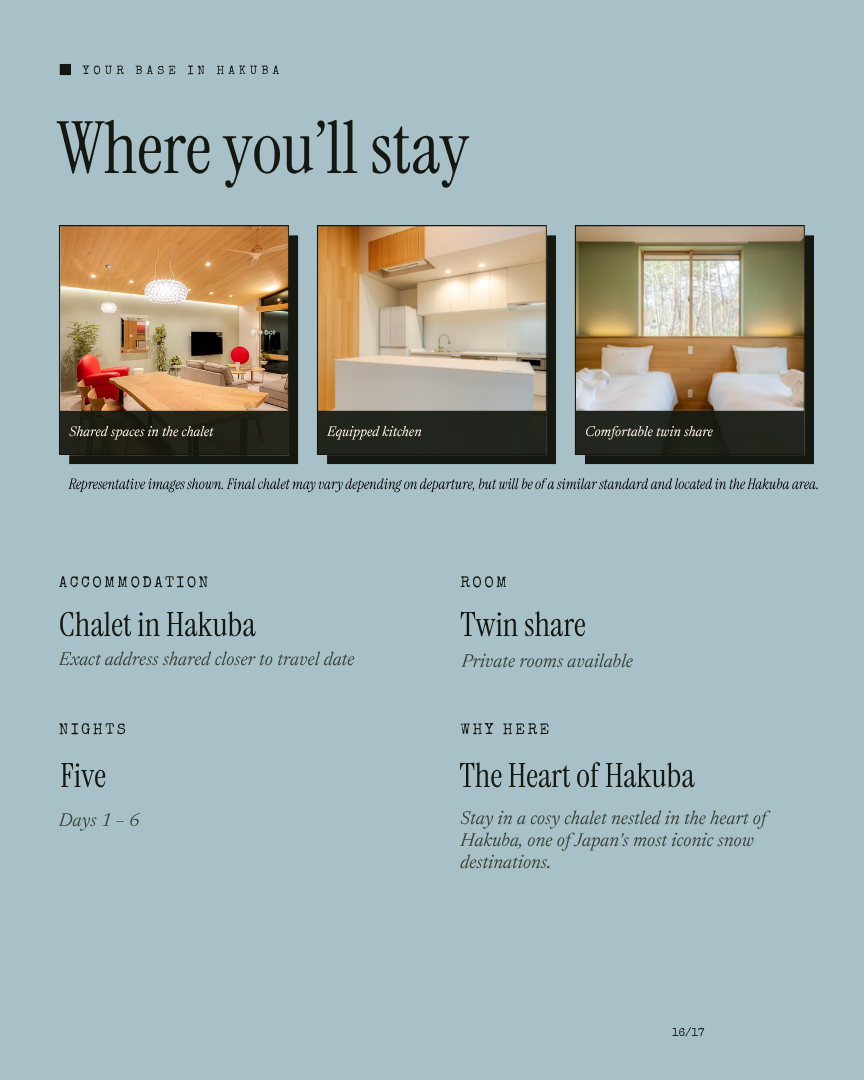 Hakuba Unlock: Beginner Snowboard itinerary page 15