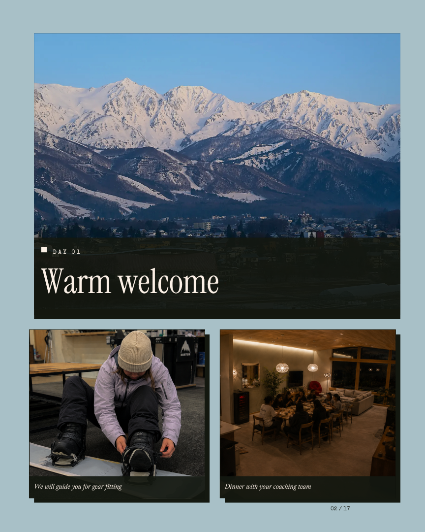 Hakuba Unlock: Beginner Snowboard itinerary page 1