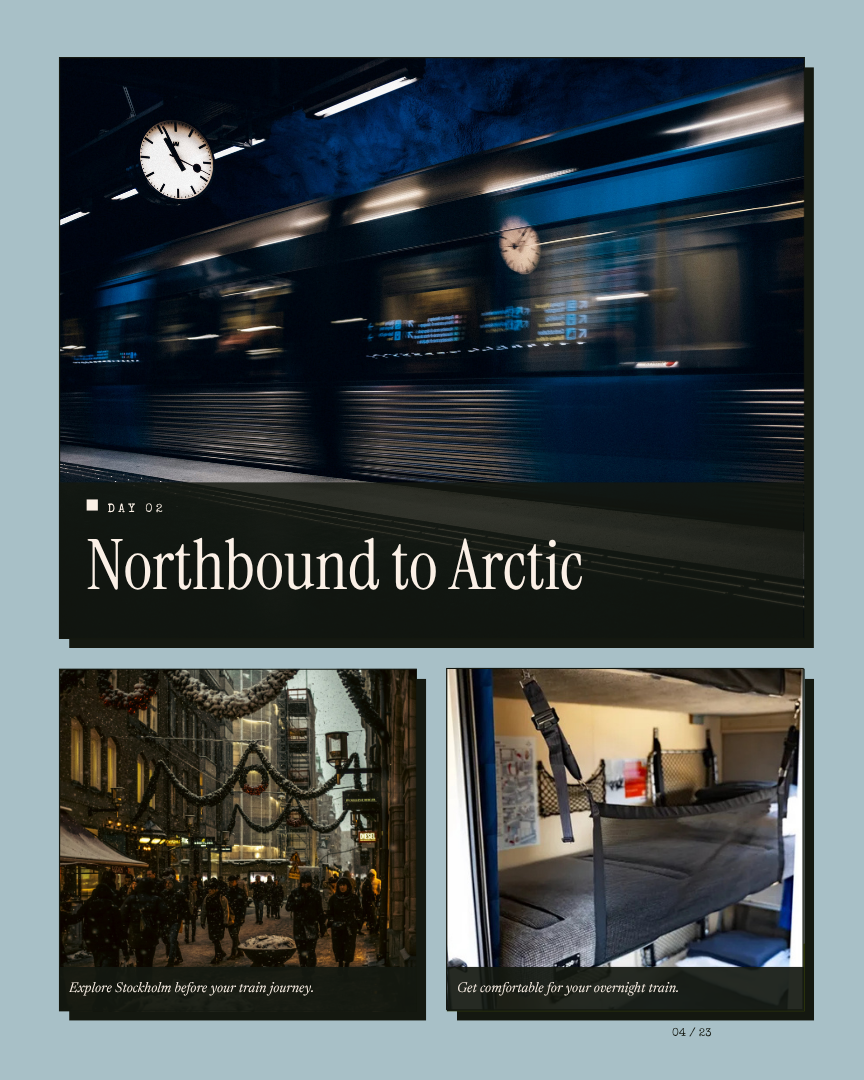 Swedish Laplands Unseen: Northern Lights & Arctic Dreams itinerary page 3