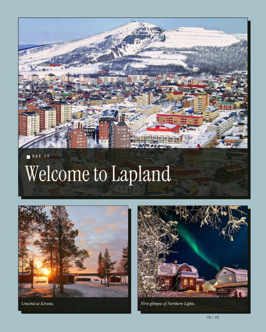 Swedish Laplands Unseen: Northern Lights & Arctic Dreams itinerary page 5