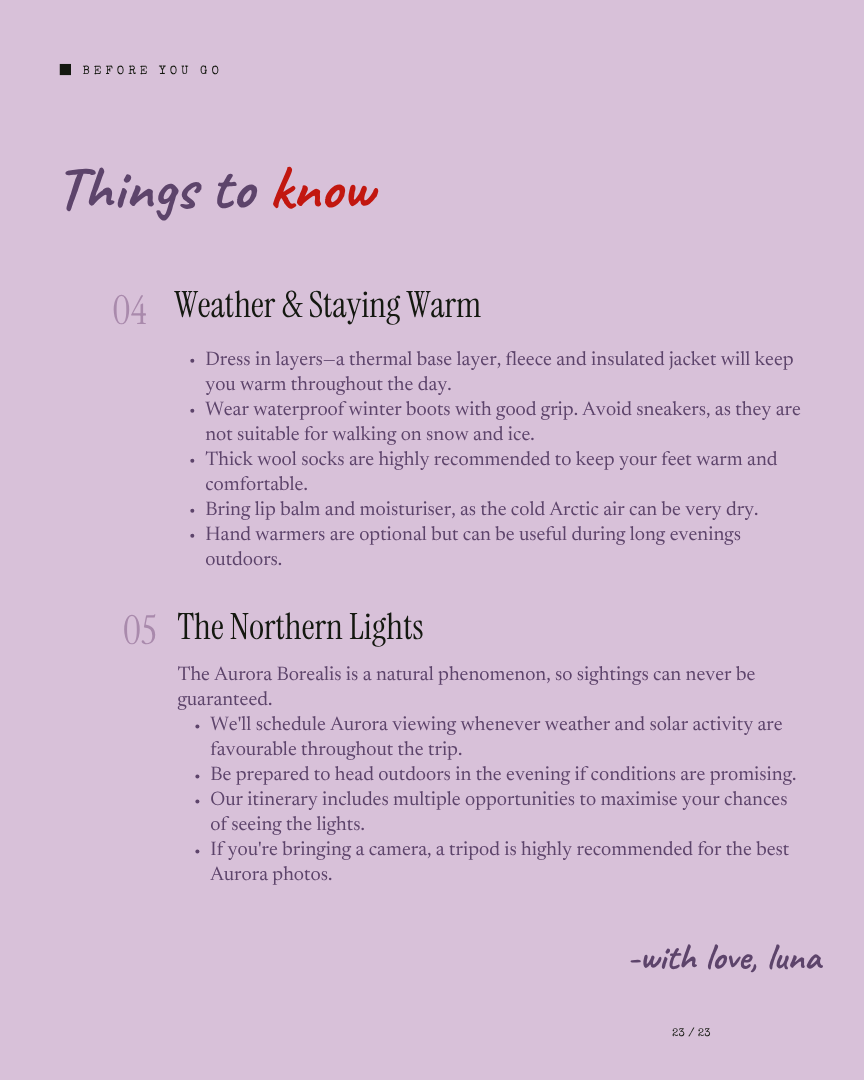 Swedish Laplands Unseen: Northern Lights & Arctic Dreams itinerary page 20