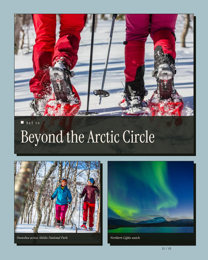 Swedish Laplands Unseen: Northern Lights & Arctic Dreams itinerary page 9