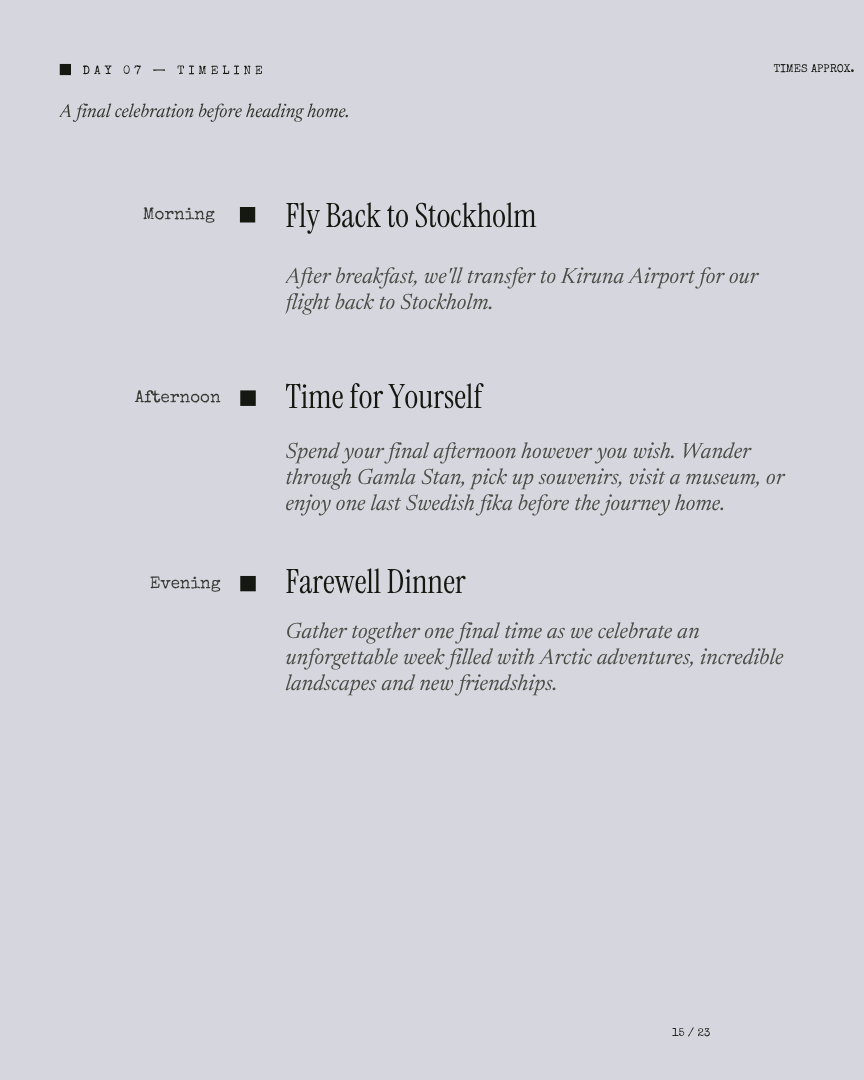 Swedish Laplands Unseen: Northern Lights & Arctic Dreams itinerary page 14