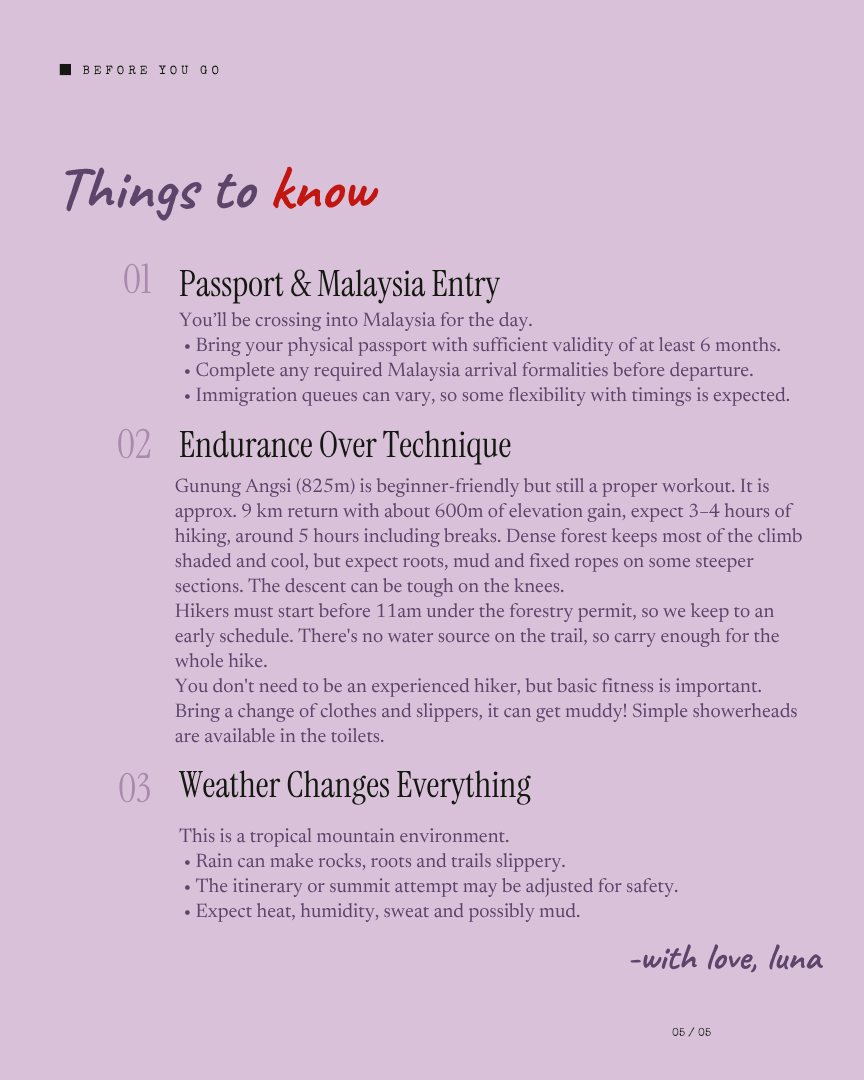 Gunung Angsi Unlock: Level Up Your Hike itinerary page 5