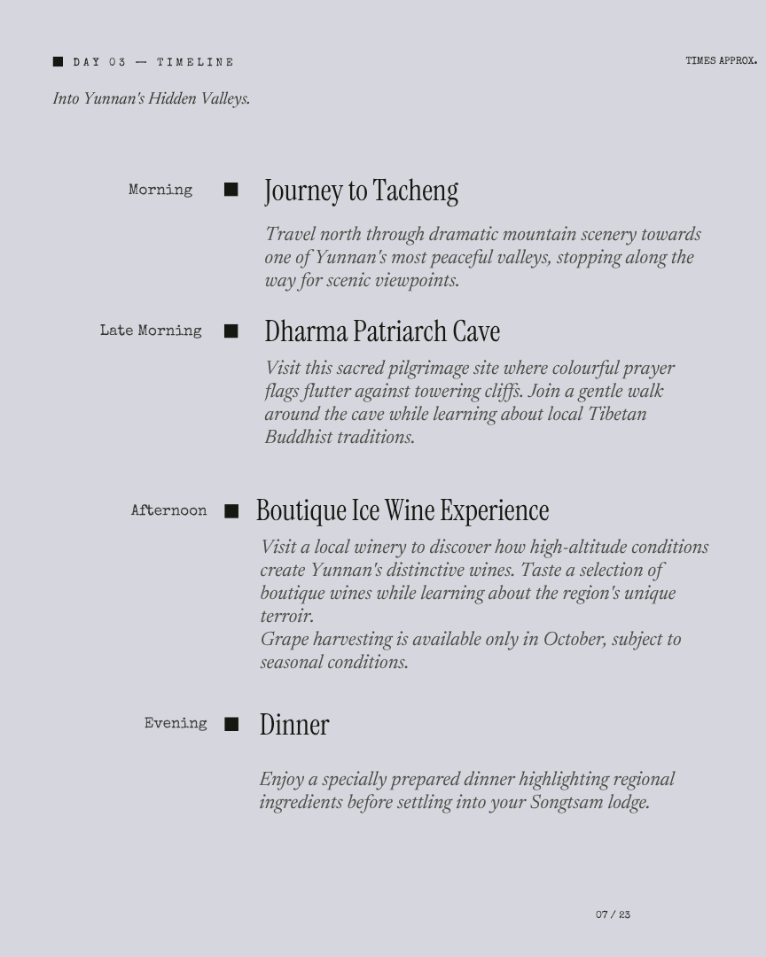 Yunnan Unseen: Taste the Hidden Highlands itinerary page 6