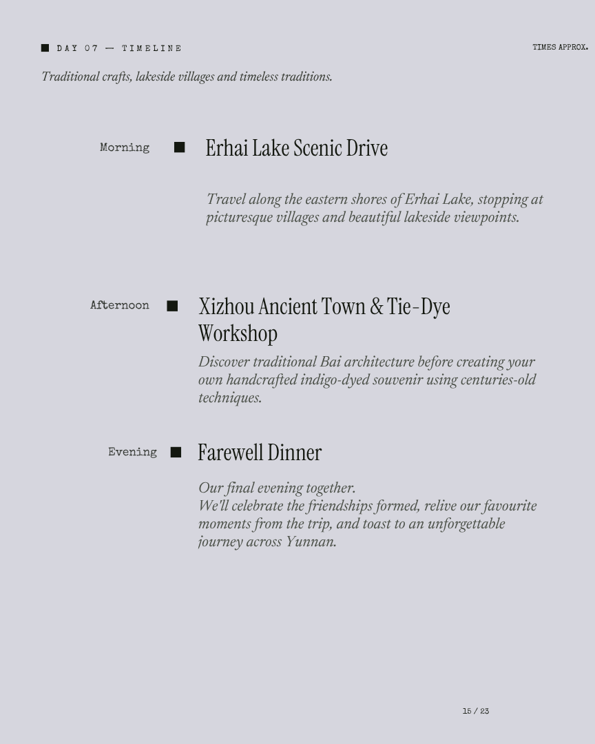 Yunnan Unseen: Taste the Hidden Highlands itinerary page 14