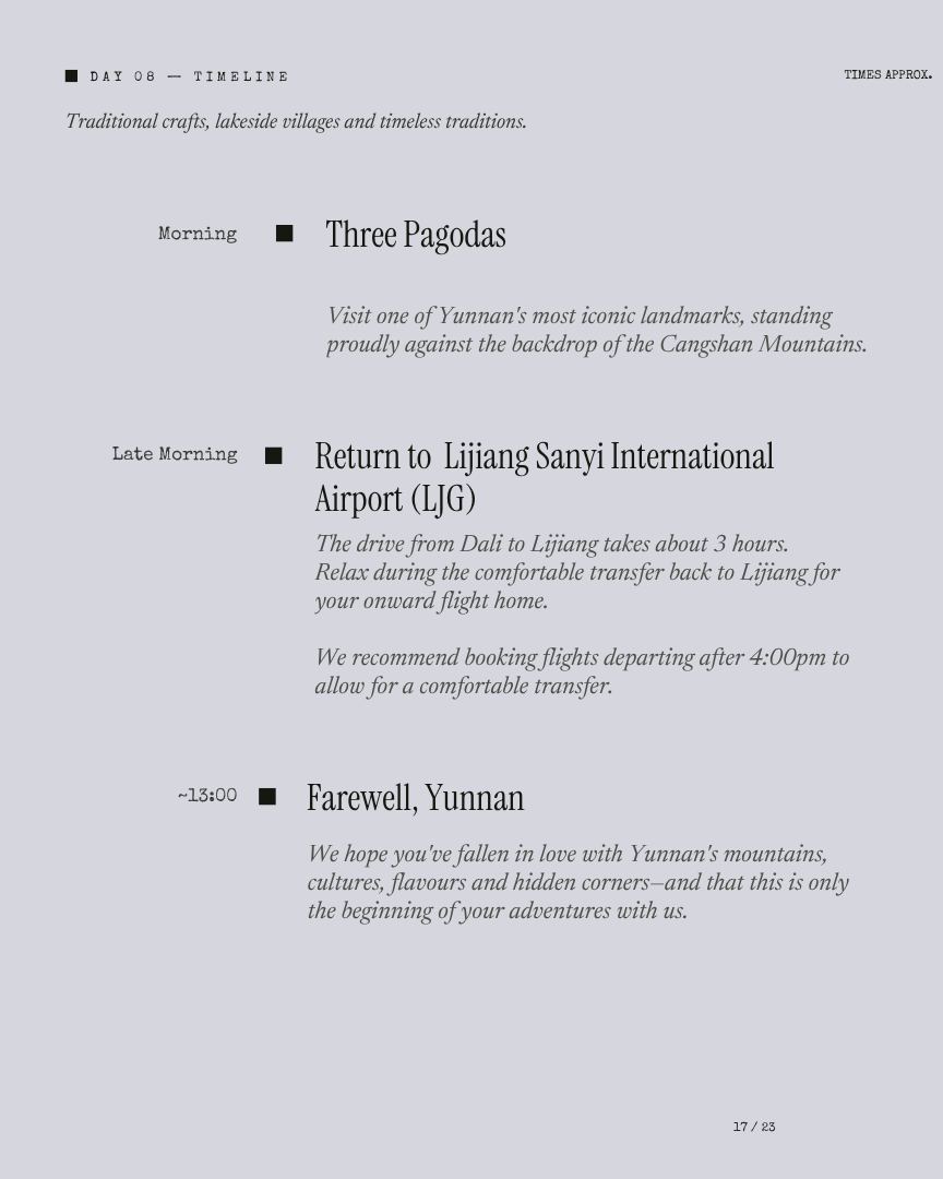 Yunnan Unseen: Taste the Hidden Highlands itinerary page 16