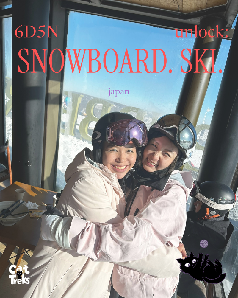 Hakuba Unlock: Beginner Snowboard OR Ski poster