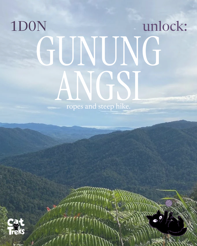 Gunung Angsi Unlock: Level Up Your Hike trip poster